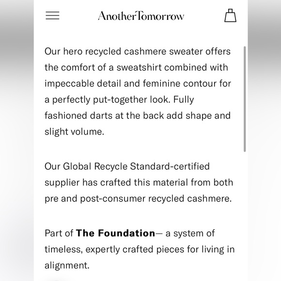 *TRADED* Another Tomorrow Cashmere Camel Sweater - Picture 2 of 11